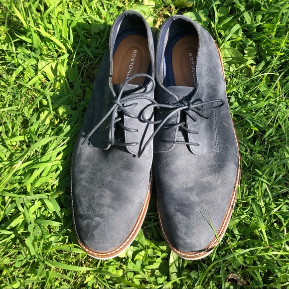 Bostonian Navy Suede Men’s Dress Shoes Size 10.5